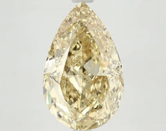 DovEggs 4.010ct Pear F.V.Yellow VVS2-LAB GROWN DIAMOND-LKJ12A21