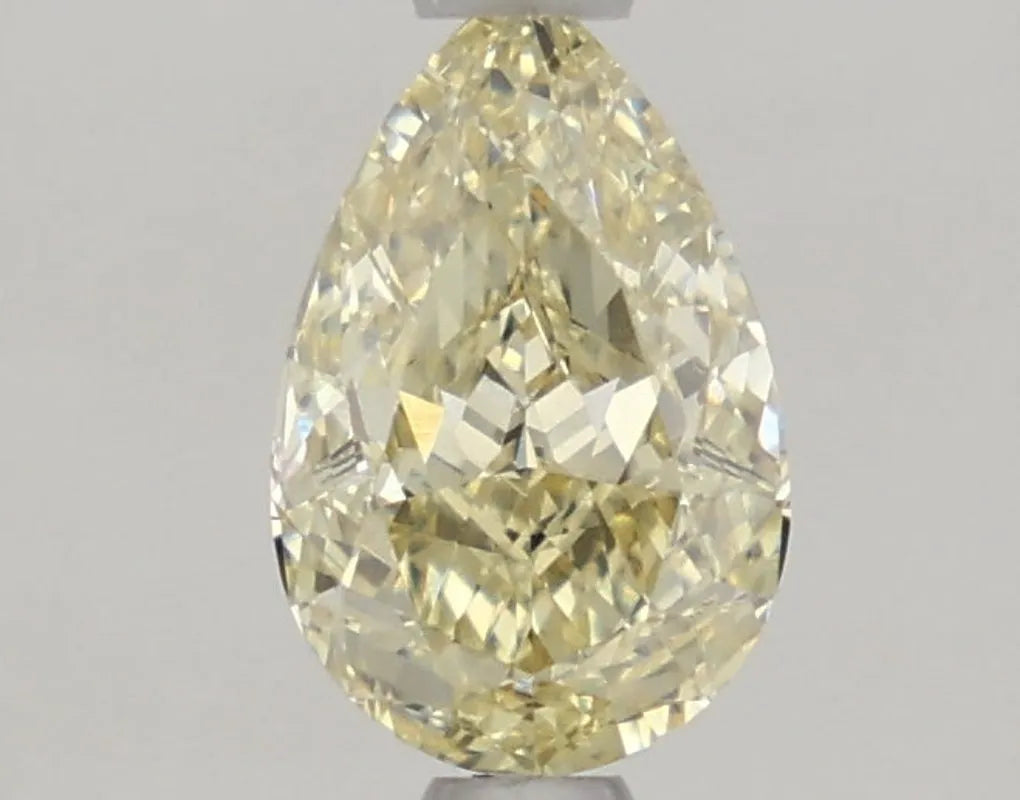 DovEggs 1.050ct Pear F.L.Yellow VVS2-LAB GROWN DIAMOND-LKJ08A17