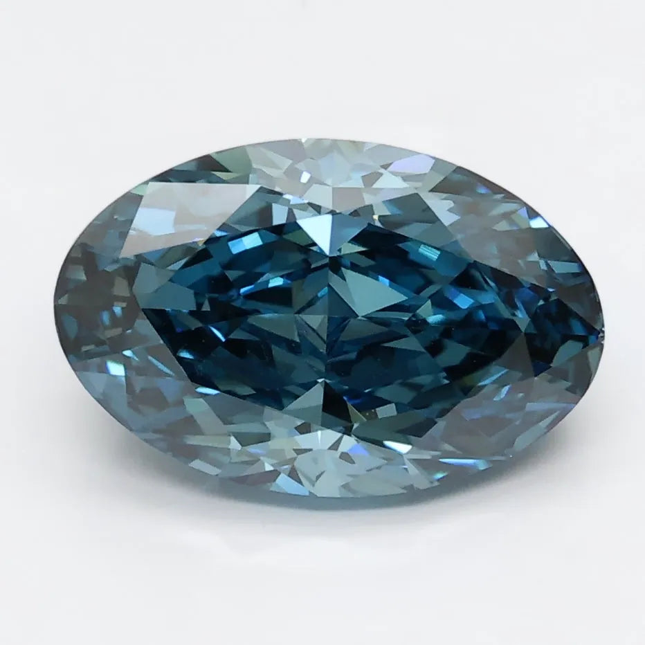 DovEggs 2.660ct Oval Blue VS1-LAB GROWN DIAMOND-LGS410497