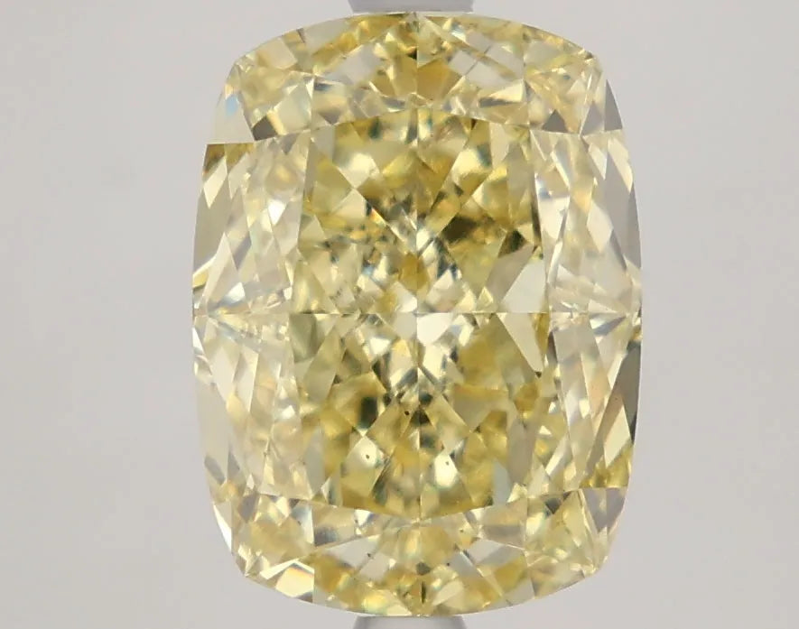 DovEggs 4.130ct Cushion F.I.Yellow VS2-LAB GROWN DIAMOND-LKF06A13