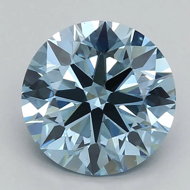 DovEggs 2.070ct Round F.V.Blue VS2-LAB GROWN DIAMOND-LAE102A37