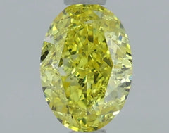 DovEggs 1.070ct Oval F.V.Yellow VVS2-LAB GROWN DIAMOND-LSJ05A7