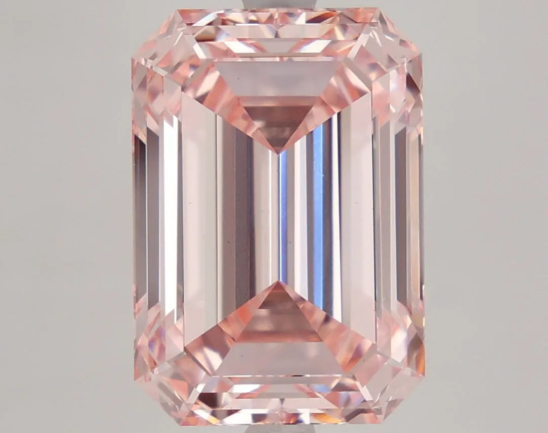 DovEggs 7.050ct Emerald F.I.Pink VS1-LAB GROWN DIAMOND-LFE74A12