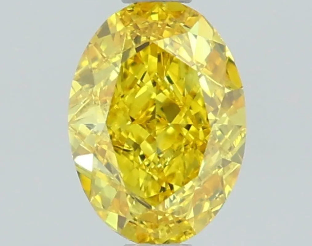 DovEggs 1.040ct Oval F.V.Yellow VS1-LAB GROWN DIAMOND-LSJ05D3