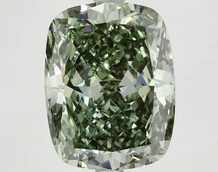 DovEggs 4.600ct Cushion F.V.Green VS1-LAB GROWN DIAMOND-LFE98A16