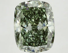 DovEggs 4.600ct Cushion F.V.Green VS1-LAB GROWN DIAMOND-LFE98A16