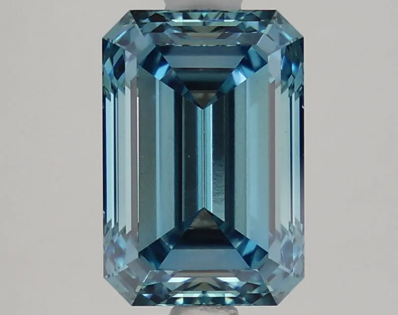 DovEggs 2.710ct Emerald F.V.Blue VS1-LAB GROWN DIAMOND-LKP42A15