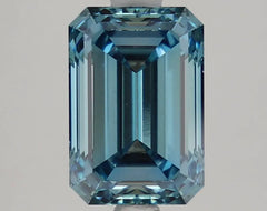 DovEggs 2.710ct Emerald F.V.Blue VS1-LAB GROWN DIAMOND-LKP42A15