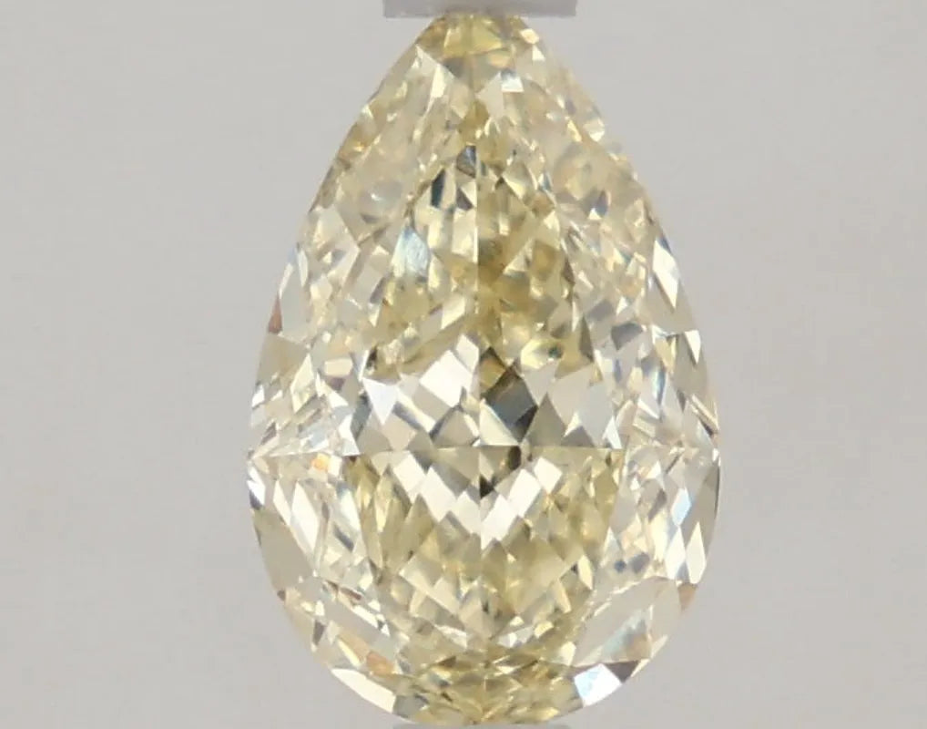 DovEggs 1.210ct Pear F.Yellow VVS2-LAB GROWN DIAMOND-LKJ09A14