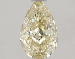 DovEggs 1.210ct Pear F.Yellow VVS2-LAB GROWN DIAMOND-LKJ09A14