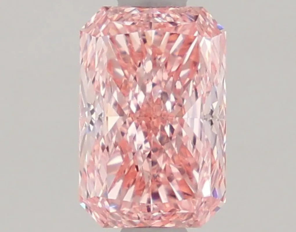 DovEggs 0.900ct Radiant F.V.Pink VS2-LAB GROWN DIAMOND-LHD91A30