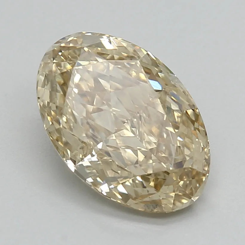 DovEggs 1.770ct Oval Step F.V.Yellow VS2-LAB GROWN DIAMOND-LKF02A9
