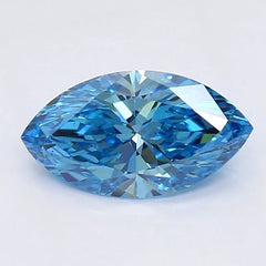 DovEggs 0.740ct Marquise F.V.Blue VS2-LAB GROWN DIAMOND-LLA71A9