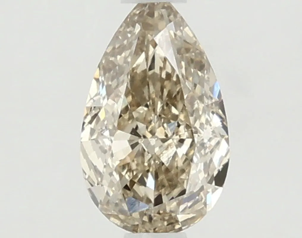 DovEggs 1.030ct Pear F.V.Yellow VVS2-LAB GROWN DIAMOND-LKJ12A166