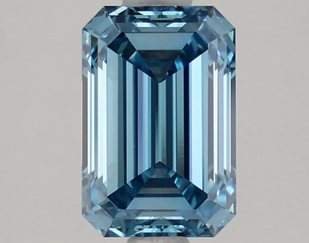 DovEggs 1.590ct Emerald F.V.Blue VVS2-LAB GROWN DIAMOND-LLA194A40