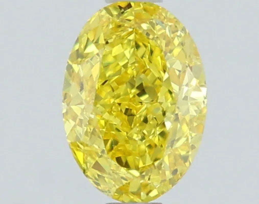 DovEggs 1.120ct Oval F.V.Yellow VS1-LAB GROWN DIAMOND-LSJ04D6