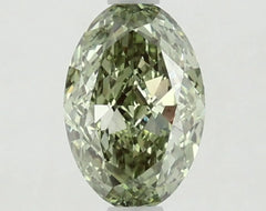 DovEggs 1.270ct Oval F.V.Green VVS2-LAB GROWN DIAMOND-LFE76A133
