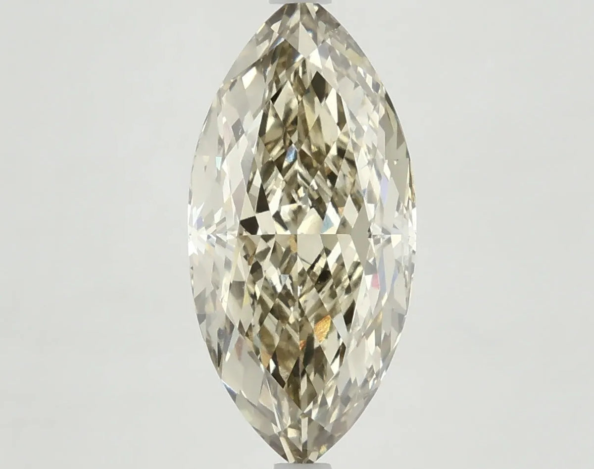 DovEggs 4.300ct Marquise F.V.Yellow VS1-LAB GROWN DIAMOND-LKJ07A6