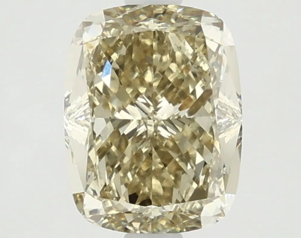 DovEggs 2.610ct Cushion F.V.Yellow VS1-LAB GROWN DIAMOND-LKJ12A55