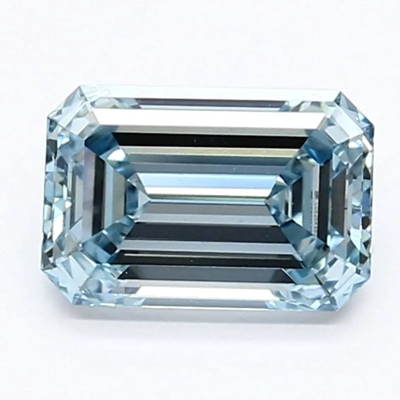 DovEggs 1.130ct Emerald F.I.Blue VS1-LAB GROWN DIAMOND-LET108G18