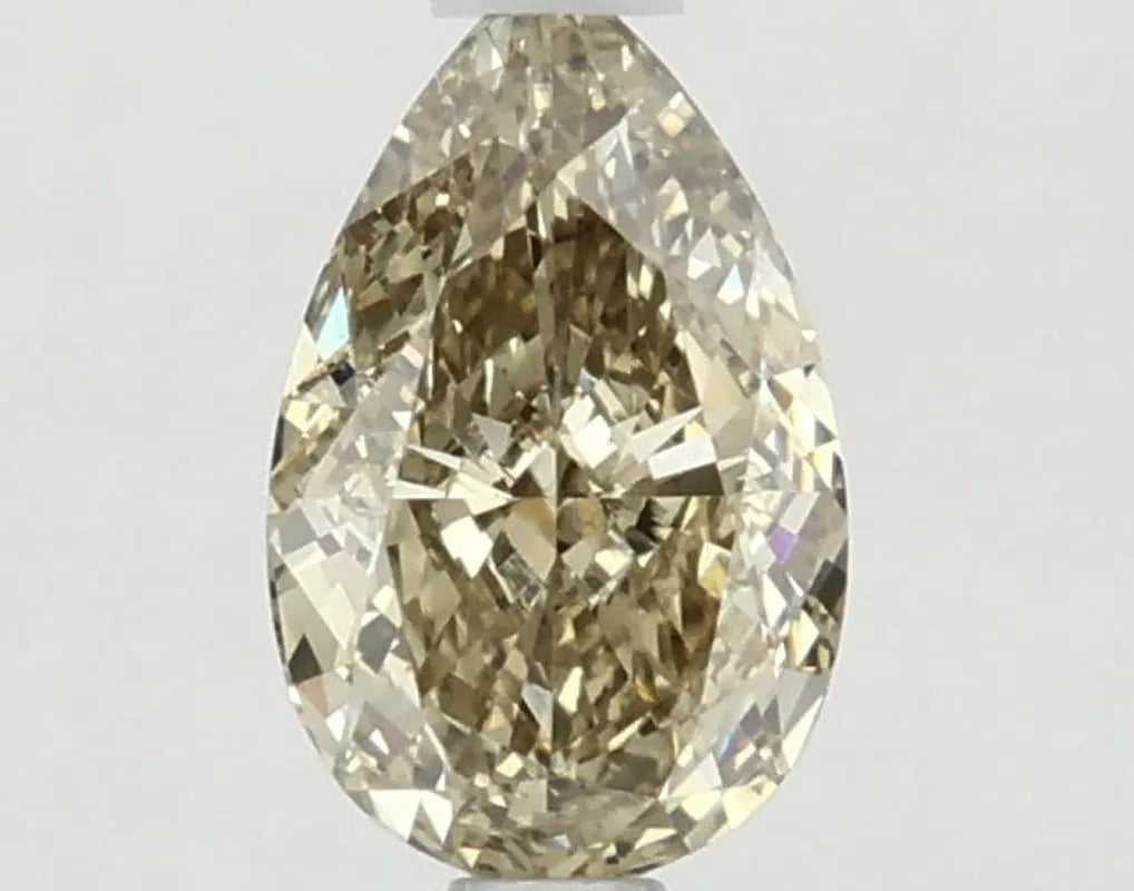 DovEggs 1.060ct Pear F.V.Yellow VS2-LAB GROWN DIAMOND-LKF06A94