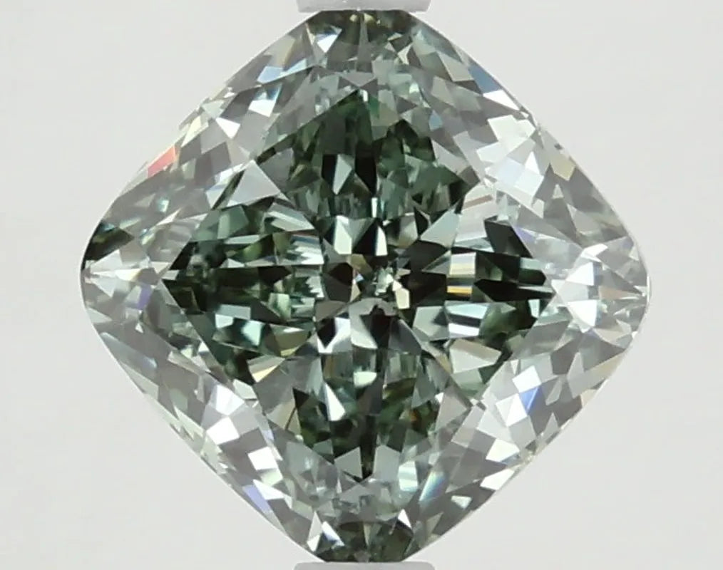 DovEggs 2.400ct Cushion F.V.Green VS1-LAB GROWN DIAMOND-LFE94A40