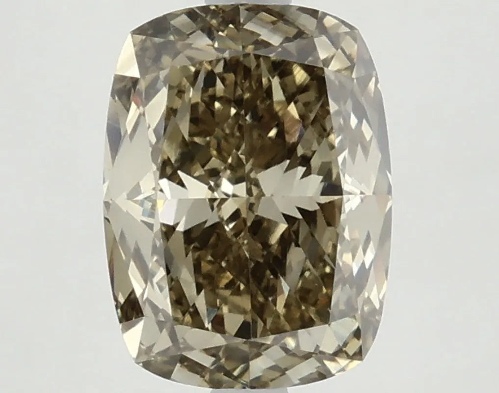 DovEggs 3.080ct Cushion F.V.Yellow VS1-LAB GROWN DIAMOND-LKJ07A31