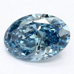 DovEggs 2.370ct Oval F.V.Blue SI1-LAB GROWN DIAMOND-LAD37A9