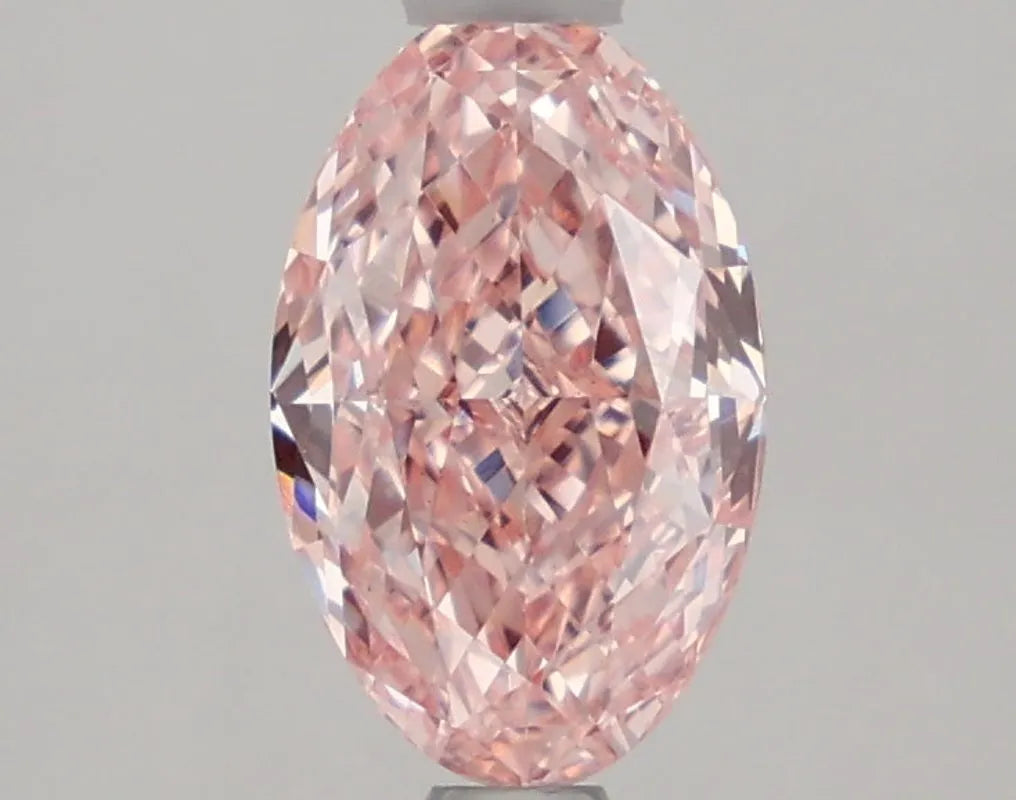 DovEggs 1.340ct Oval Step F.V.Pink VS1-LAB GROWN DIAMOND-LHD93A27
