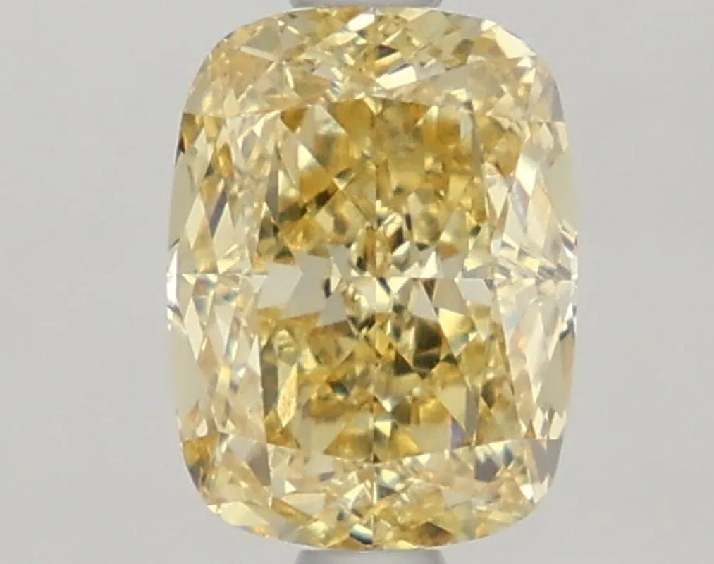 DovEggs 1.220ct Cushion F.I.Yellow VVS2-LAB GROWN DIAMOND-LKJ11A68