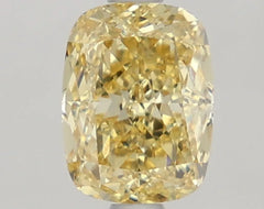 DovEggs 1.220ct Cushion F.I.Yellow VVS2-LAB GROWN DIAMOND-LKJ11A68
