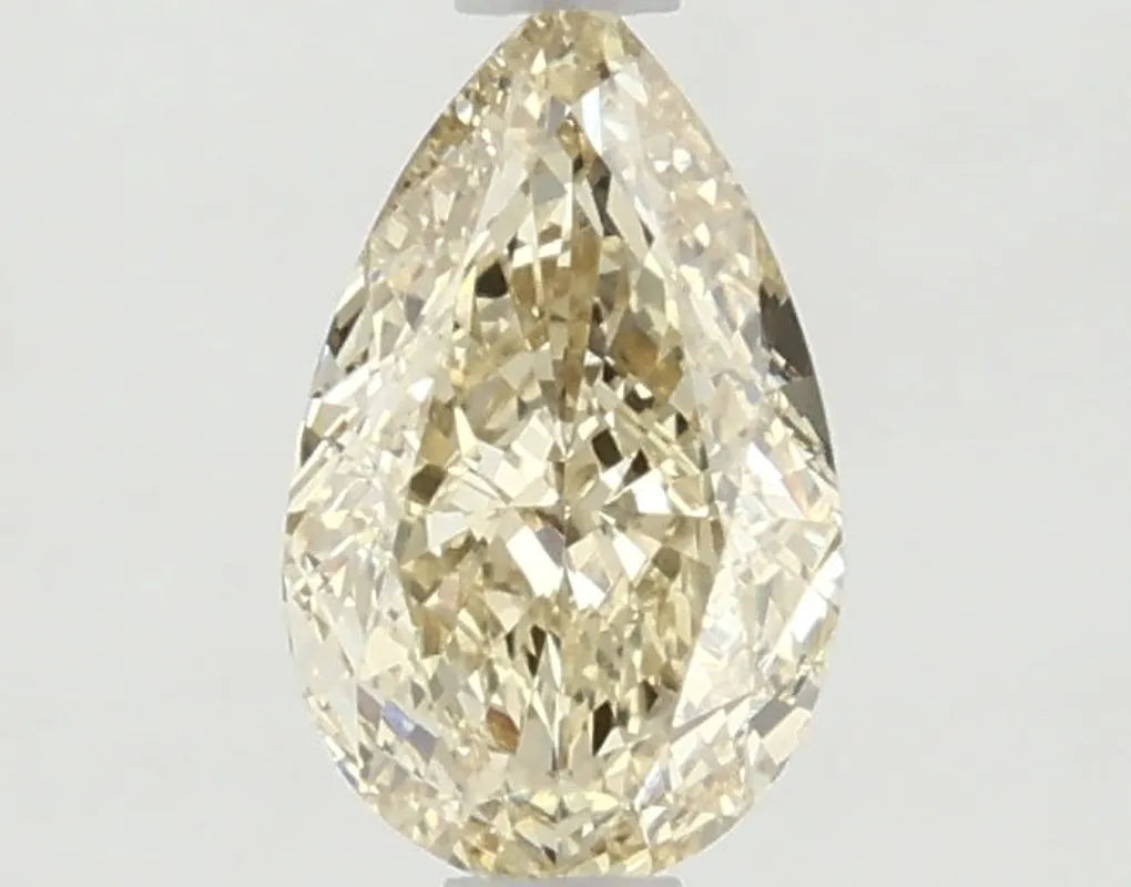 DovEggs 1.020ct Pear F.Yellow VVS1-LAB GROWN DIAMOND-LKJ12A102