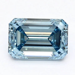 DovEggs 2.040ct Emerald F.V.Blue SI1-LAB GROWN DIAMOND-LET07F2