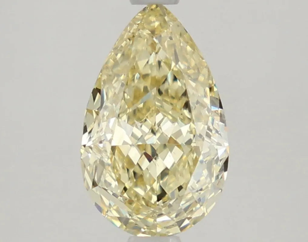 DovEggs 1.670ct Pear F.I.Yellow VS1-LAB GROWN DIAMOND-LKJ10A77