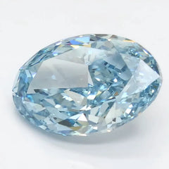 DovEggs 2.860ct Oval F.V.Blue VS1-LAB GROWN DIAMOND-LHG30GW1