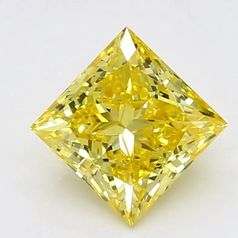 DovEggs 0.700ct Princess F.V.Yellow VS1-LAB GROWN DIAMOND-LSJ02D6