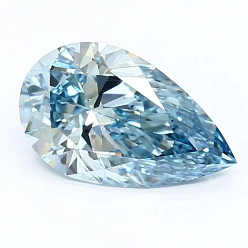 DovEggs 1.070ct Pear F.V.Blue VS2-LAB GROWN DIAMOND-LET96K2