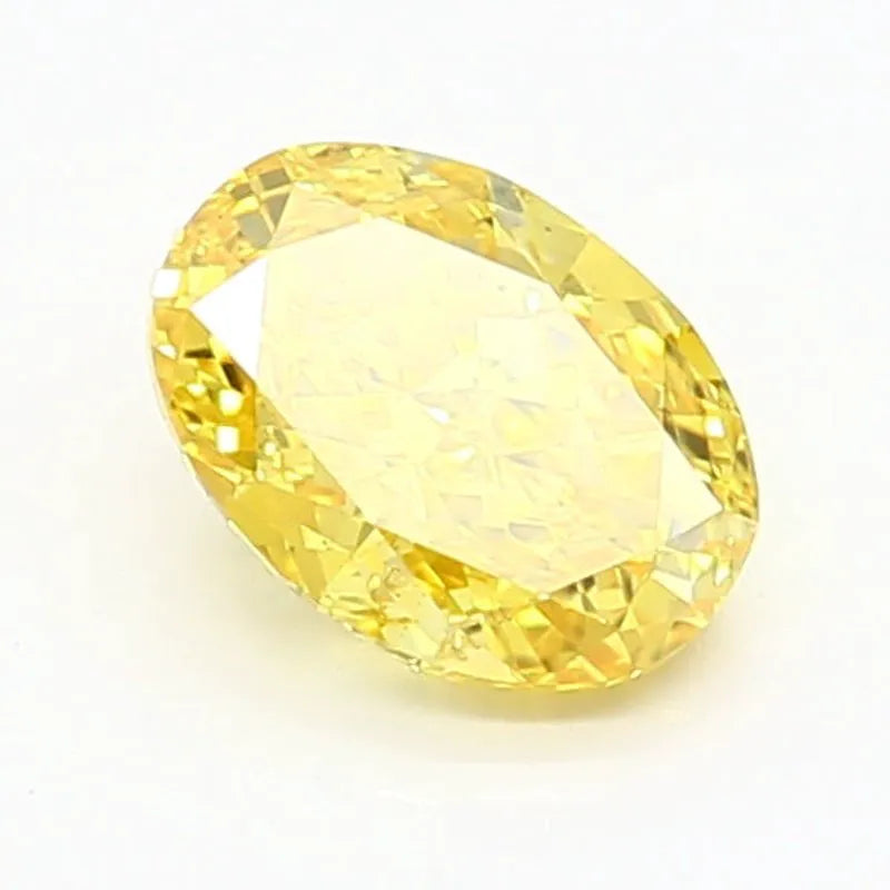 DovEggs 1.100ct Oval F.V.Yellow VS1-LAB GROWN DIAMOND-LSF01E9