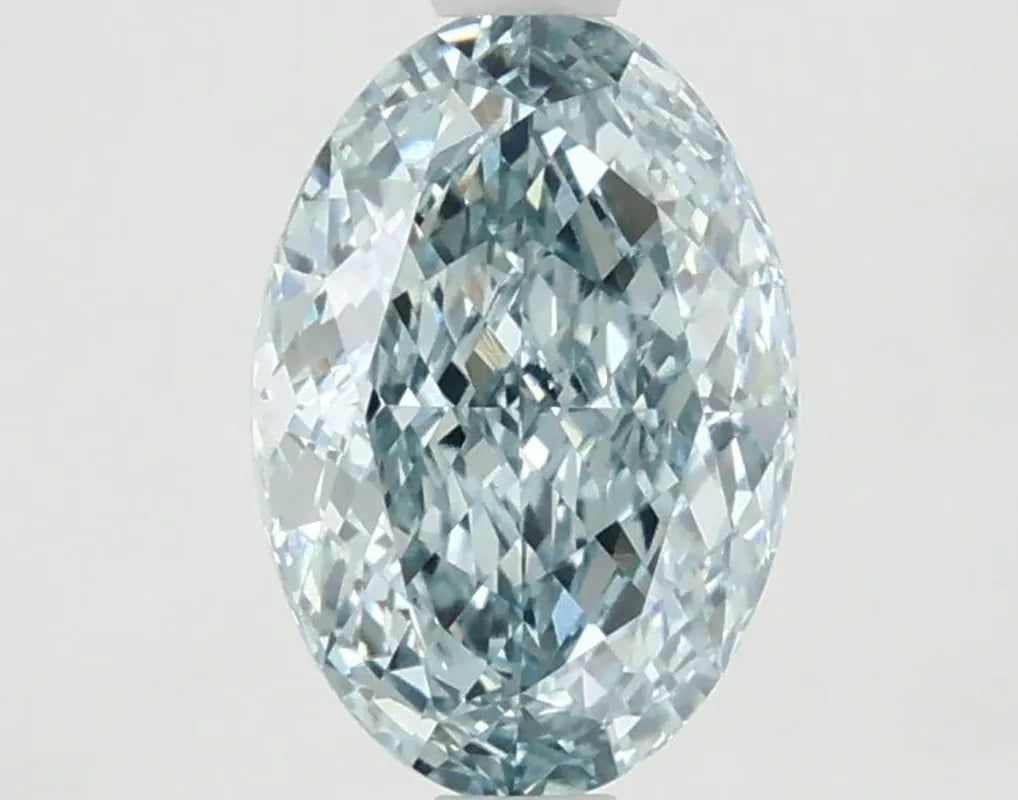 DovEggs 1.760ct Oval F.V.Gree.Blue VVS2-LAB GROWN DIAMOND-LKL01A2