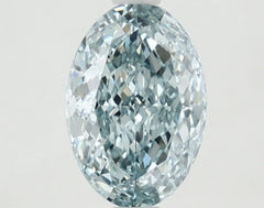 DovEggs 1.760ct Oval F.V.Gree.Blue VVS2-LAB GROWN DIAMOND-LKL01A2