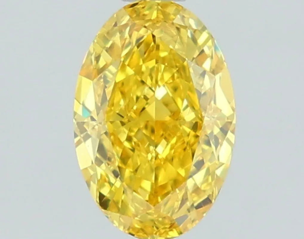 DovEggs 1.160ct Oval F.V.Yellow VS1-LAB GROWN DIAMOND-LSJ03B7
