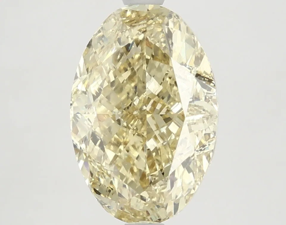 DovEggs 4.110ct Oval F.I.Yellow VS1-LAB GROWN DIAMOND-LKF03A4