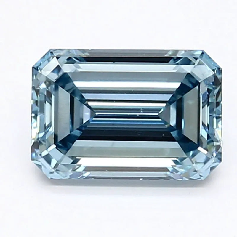 DovEggs 1.300ct Emerald F.V.Blue VS1-LAB GROWN DIAMOND-LET94I13