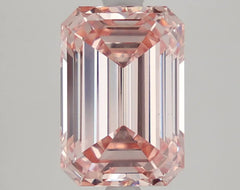 DovEggs 4.110ct Emerald F.I.Pink VS1-LAB GROWN DIAMOND-LEF100A3