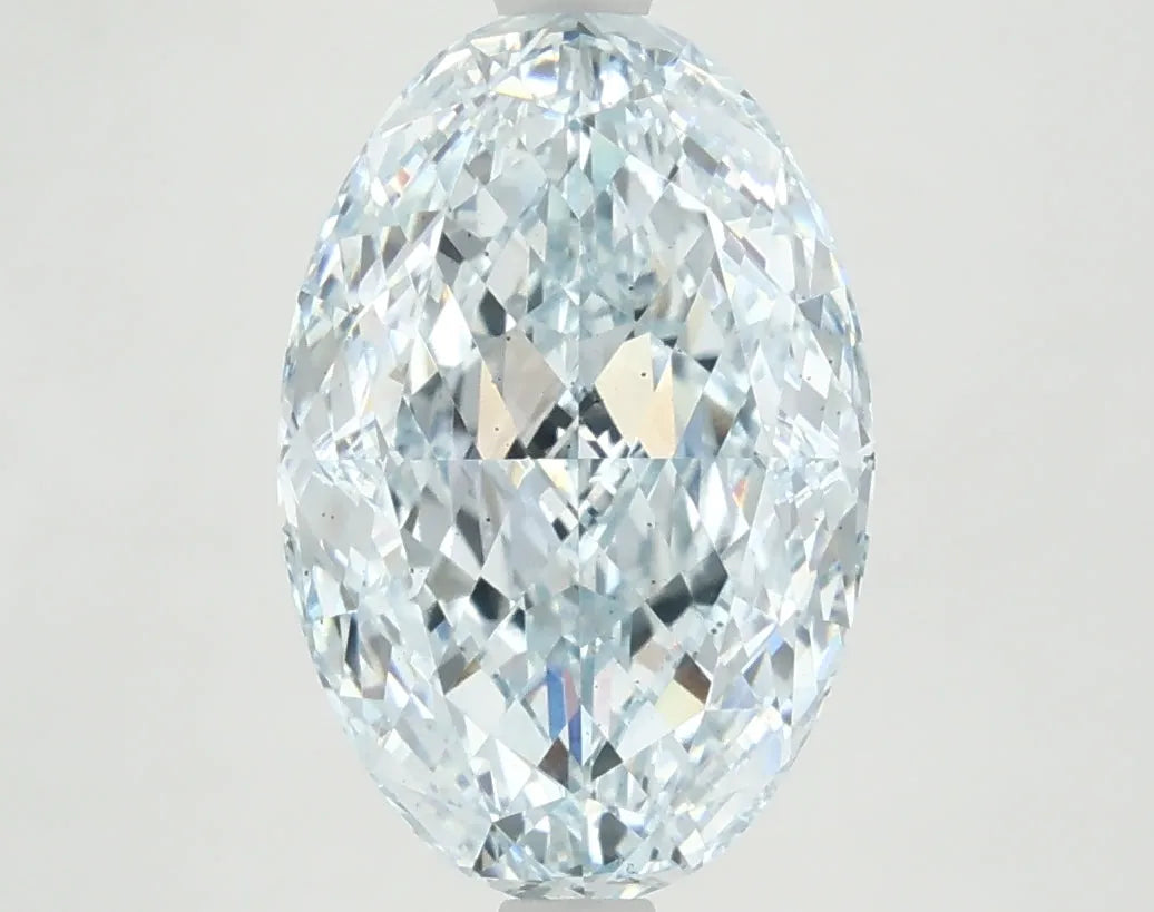 DovEggs 4.060ct Oval F.V.Blue VS2-LAB GROWN DIAMOND-LAE131A24