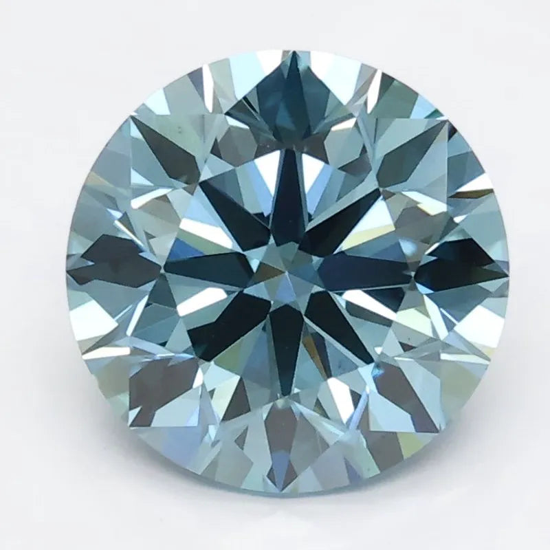 DovEggs 2.420ct Round Blue VS2-LAB GROWN DIAMOND-LGS411199