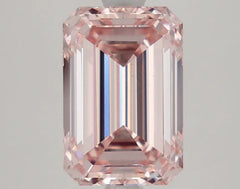 DovEggs 3.010ct Emerald F.Pink VS1-LAB GROWN DIAMOND-LEG22A37