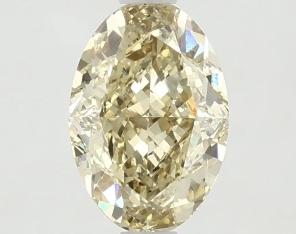 DovEggs 1.700ct Oval F.I.Yellow VS1-LAB GROWN DIAMOND-LKJ12A76