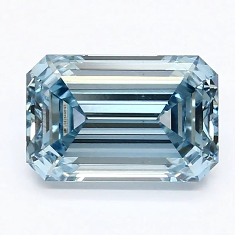DovEggs 1.300ct Emerald F.I.Blue VS1-LAB GROWN DIAMOND-LET114H5
