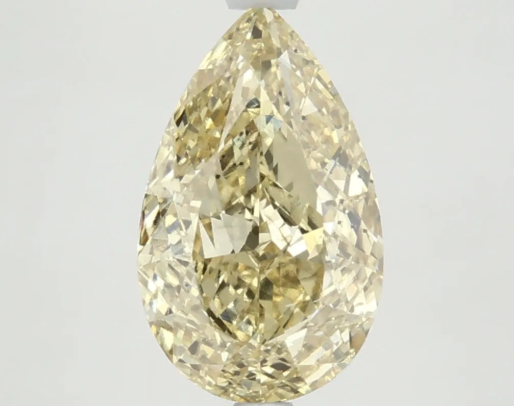 DovEggs 3.270ct Pear F.I.Yellow VS2-LAB GROWN DIAMOND-LKJ11A84